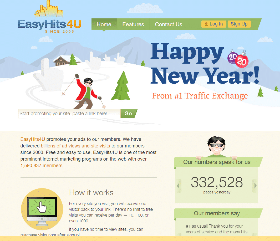 easyhits4u-homepage