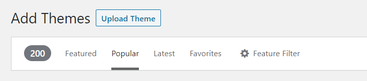 upload theme