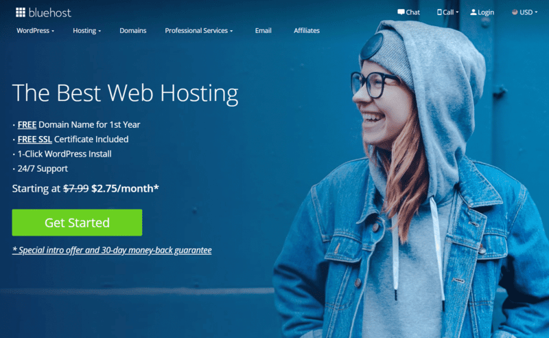 Bluehost-homepage