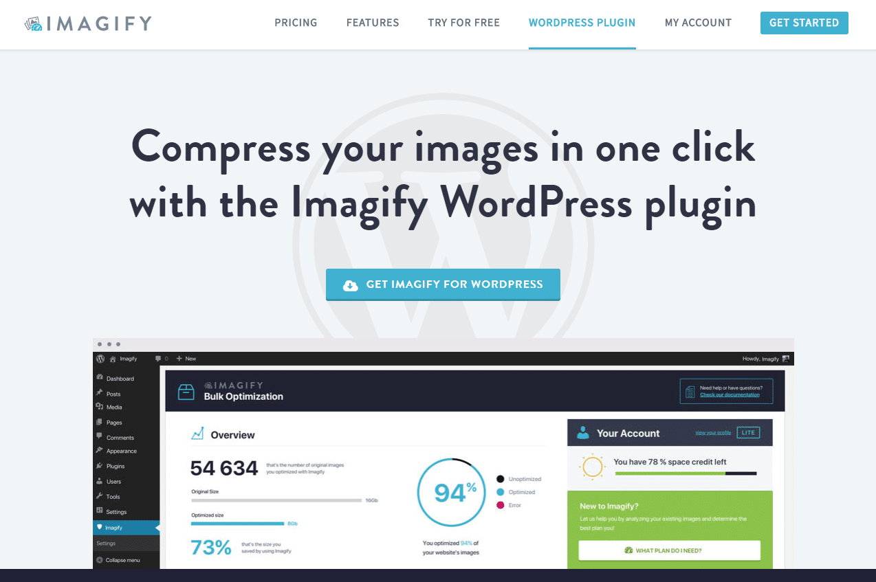 Imagify WordPress Plugin