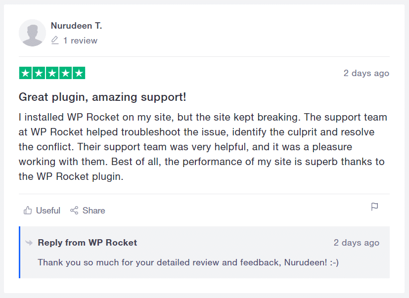 Rocket Reviewed by Nurudeen