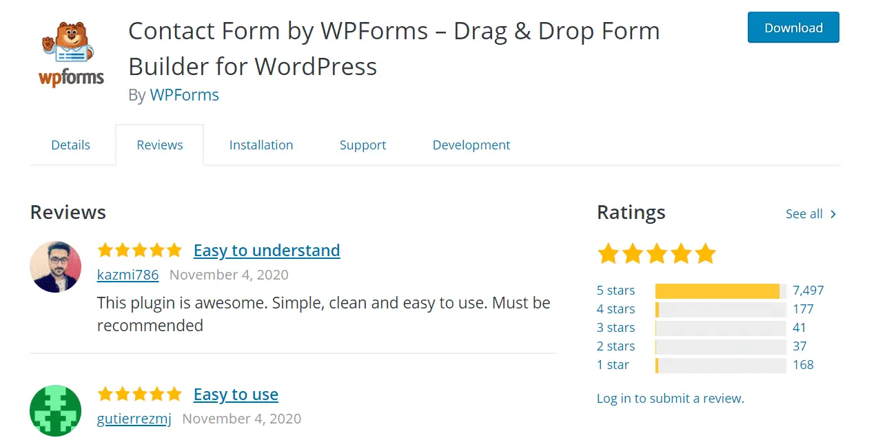WPForms Plugin Reviews
