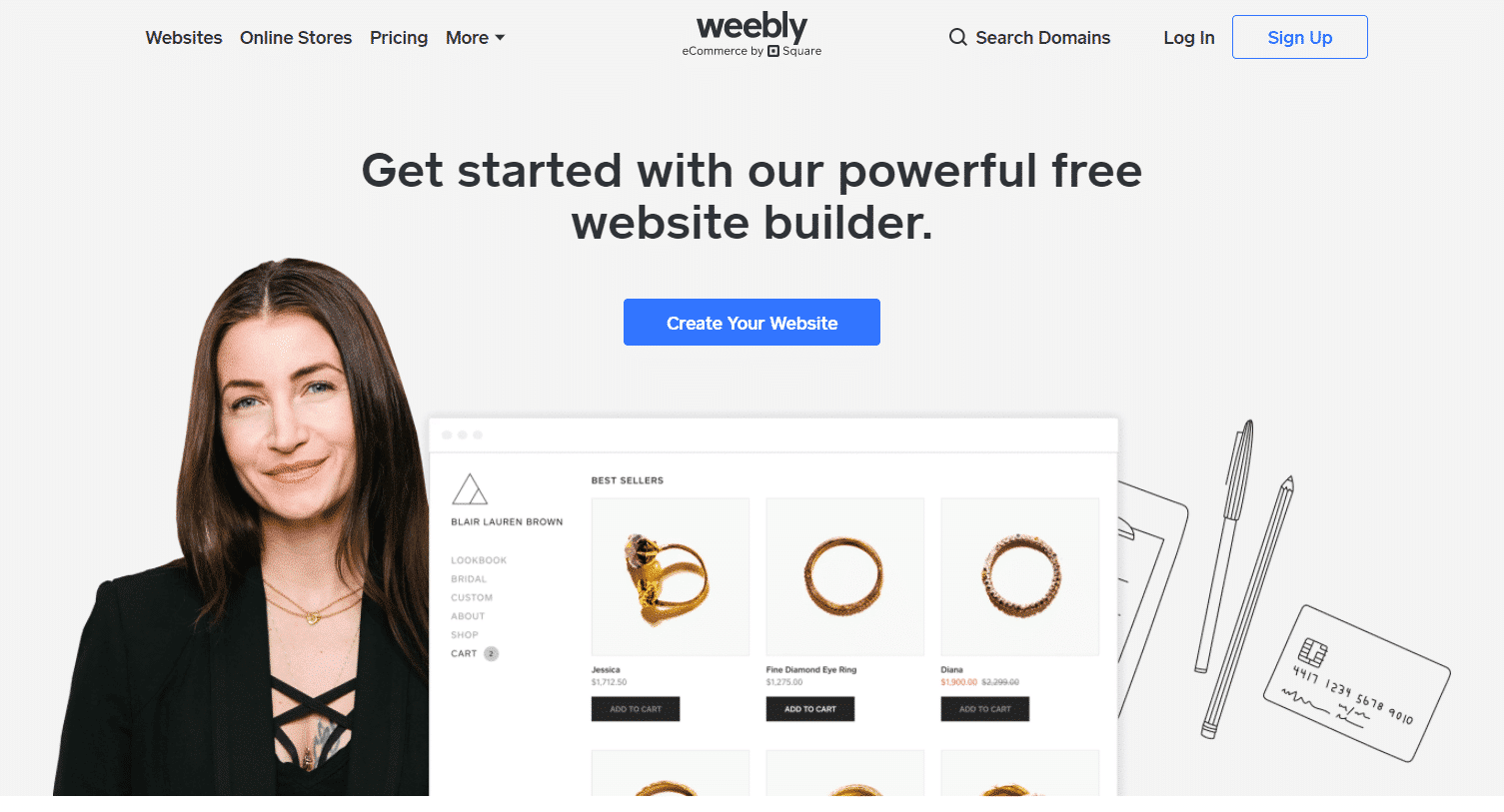 Weebly-Homepage