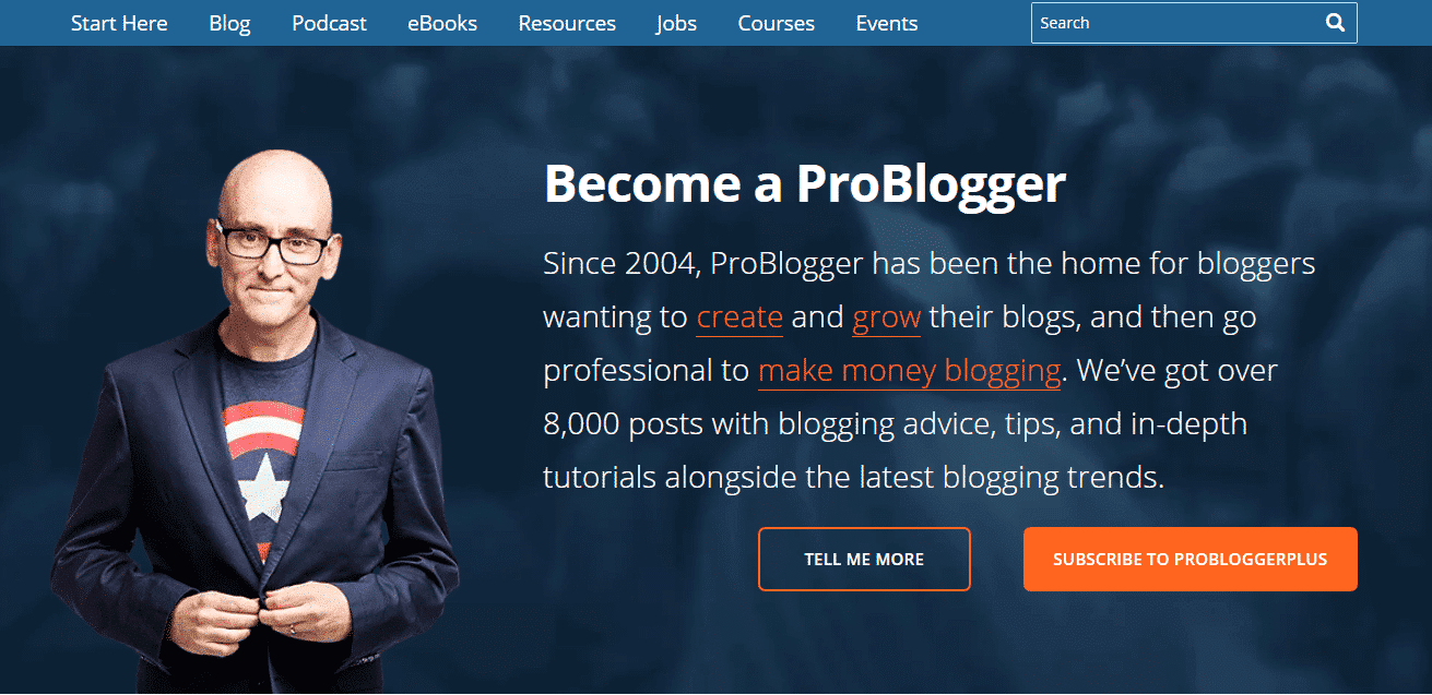 ProBlogger Homepage