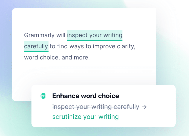 Grammarly Writing Corrections