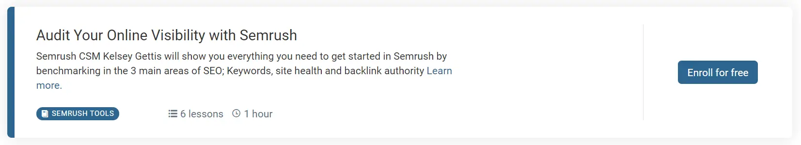 Audit Your Online Visibility with SEMrush