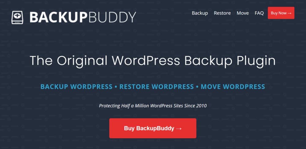 BackupBuddy Homepage
