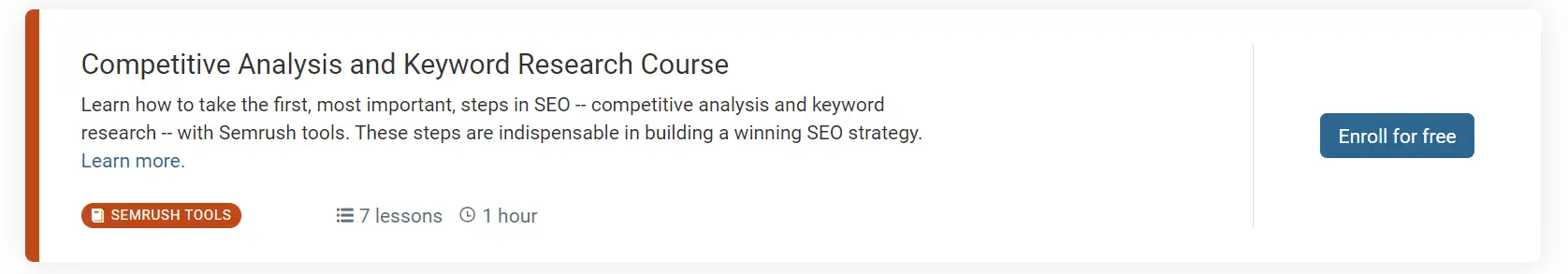 Keyword Research Courses