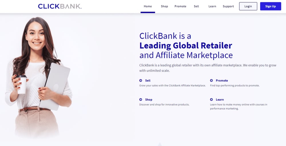 clickbank homepage