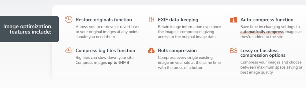 WP-Optimize Image Optimization Features