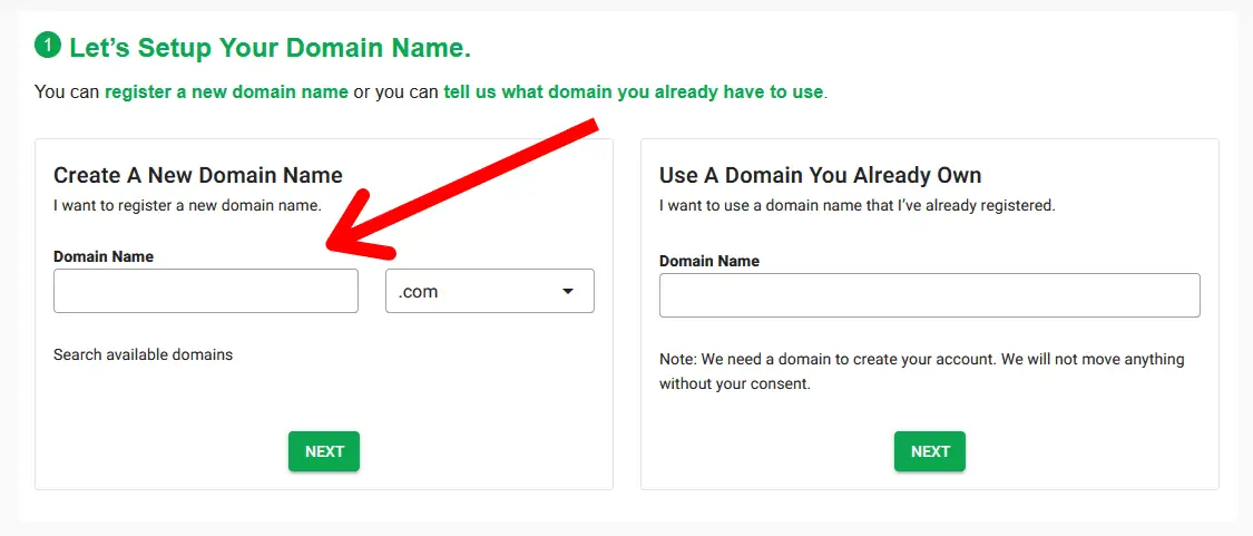 GreenGeeks Domain Setup
