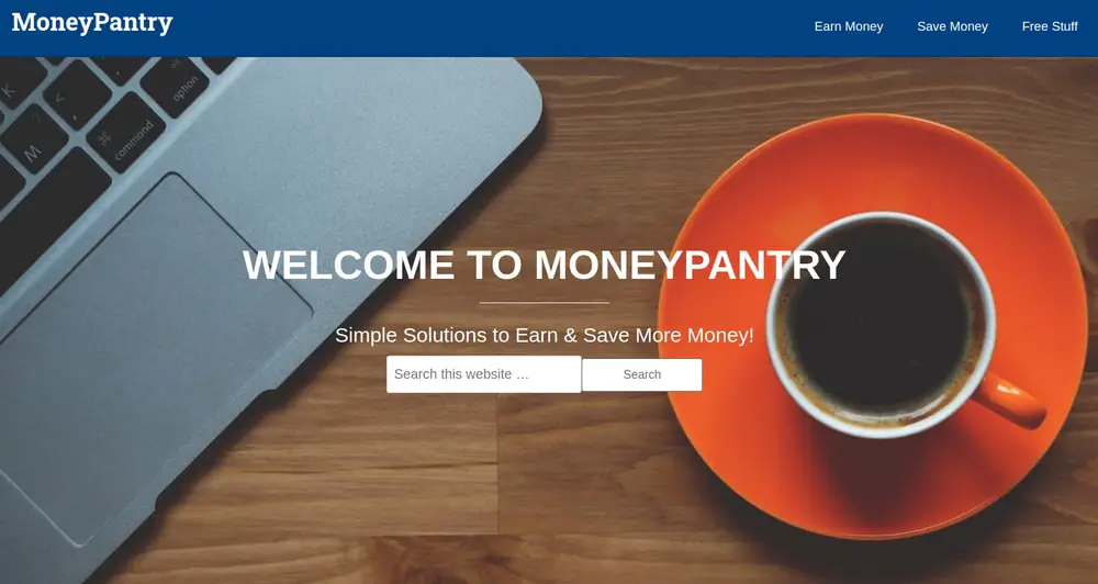 MoneyPantry Homepage