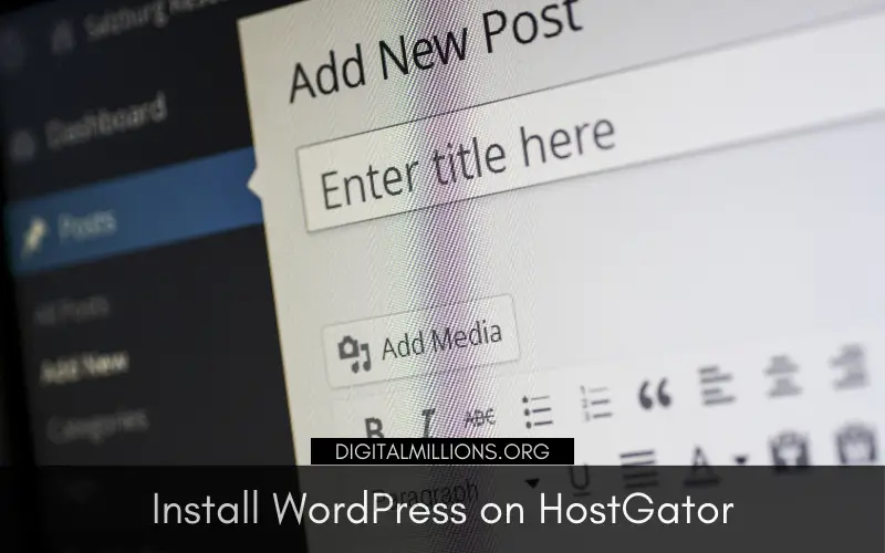 Install WordPress on HostGator