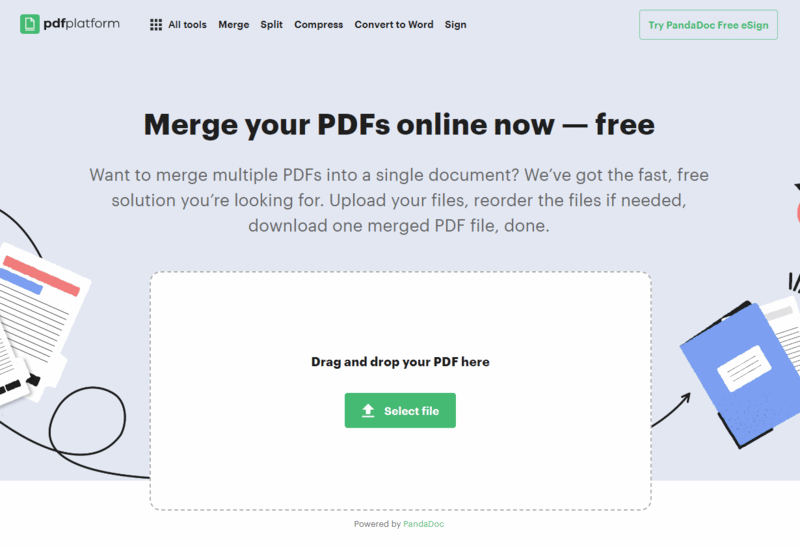 PDF Platform Homepage