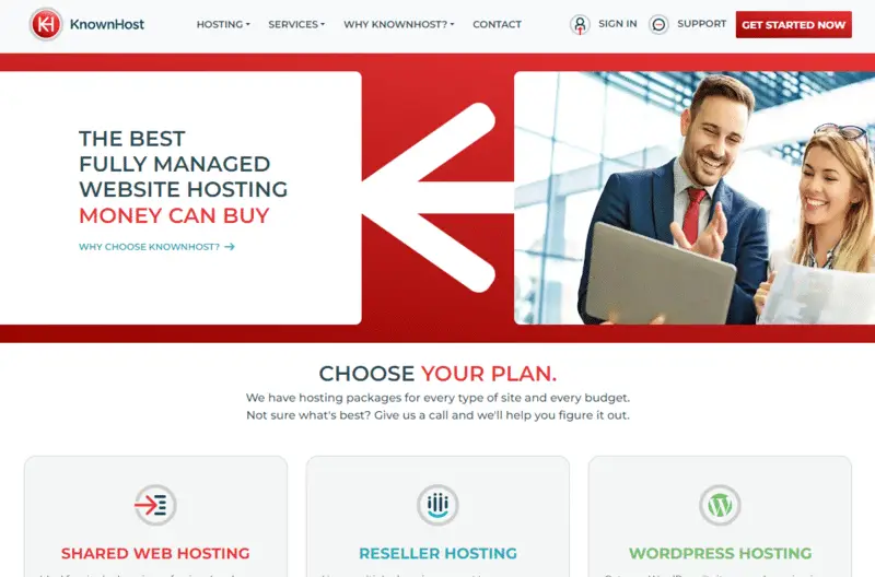 KnownHost Landing Page