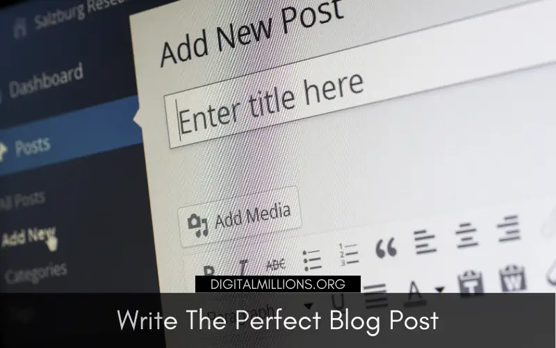 Write a Blog Post